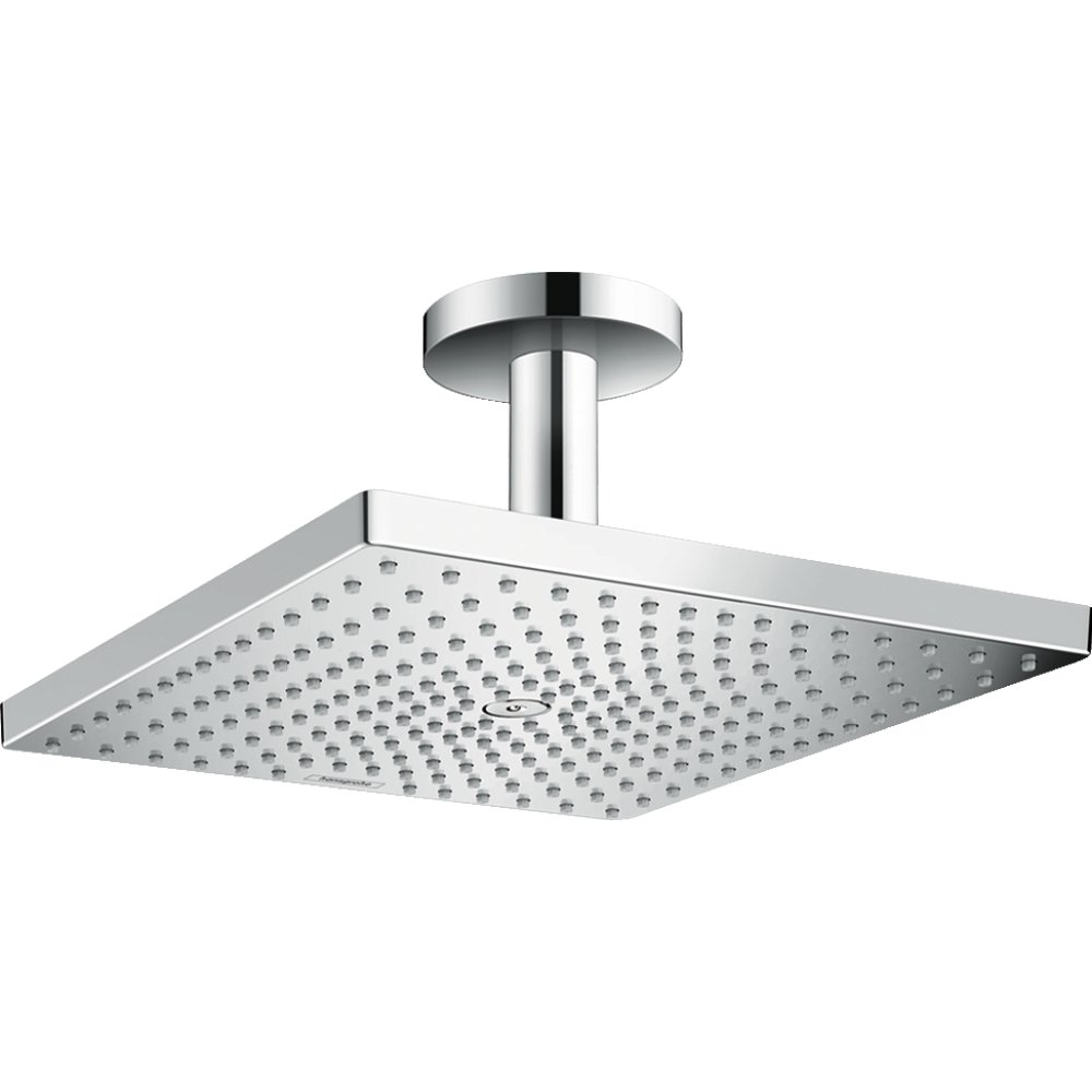 Hansgrohe Raindance E 1 Jet Ecosmart Overhead Shower With Shower Arm - 9 L/Min - 300mm x 300mm - 26251000