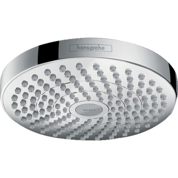 Hansgrohe Croma Select-S 180 2 Jet Ecosmart Overhead Shower - 9 L/Min - 26523000