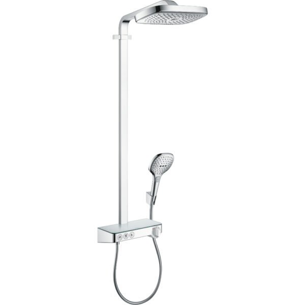 Hansgrohe Raindance Select E 300 3 Jet Showerpipe With 300 Showertablet Select - Select Colour