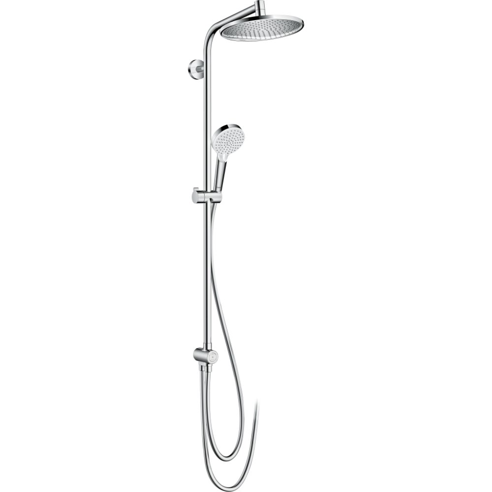 Hansgrohe Crometta S 240 1 Jet Ecosmart Reno Showerpipe - 9 L/Min - 27270000