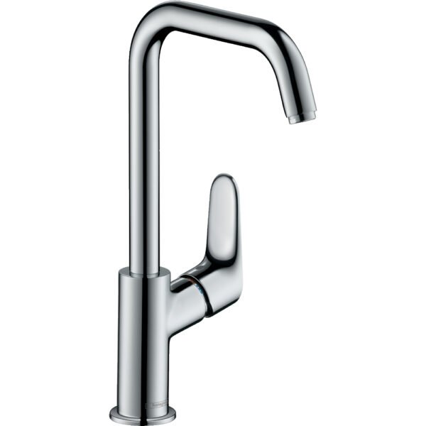 Hansgrohe Focus Single Lever 240 Basin Mixer Tap With Swivel Spout Without Waste - 31519000