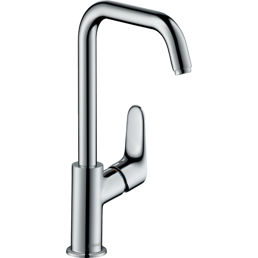 Hansgrohe Focus Single Lever 240 Basin Mixer Tap With Swivel Spout And Pop-Up Waste - 31609000