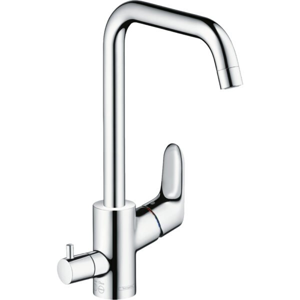 Hansgrohe Focus M4Single 260 Single Spray Mode Kitchen Mixer Tap With Valve For Additional Appliance - 31823000