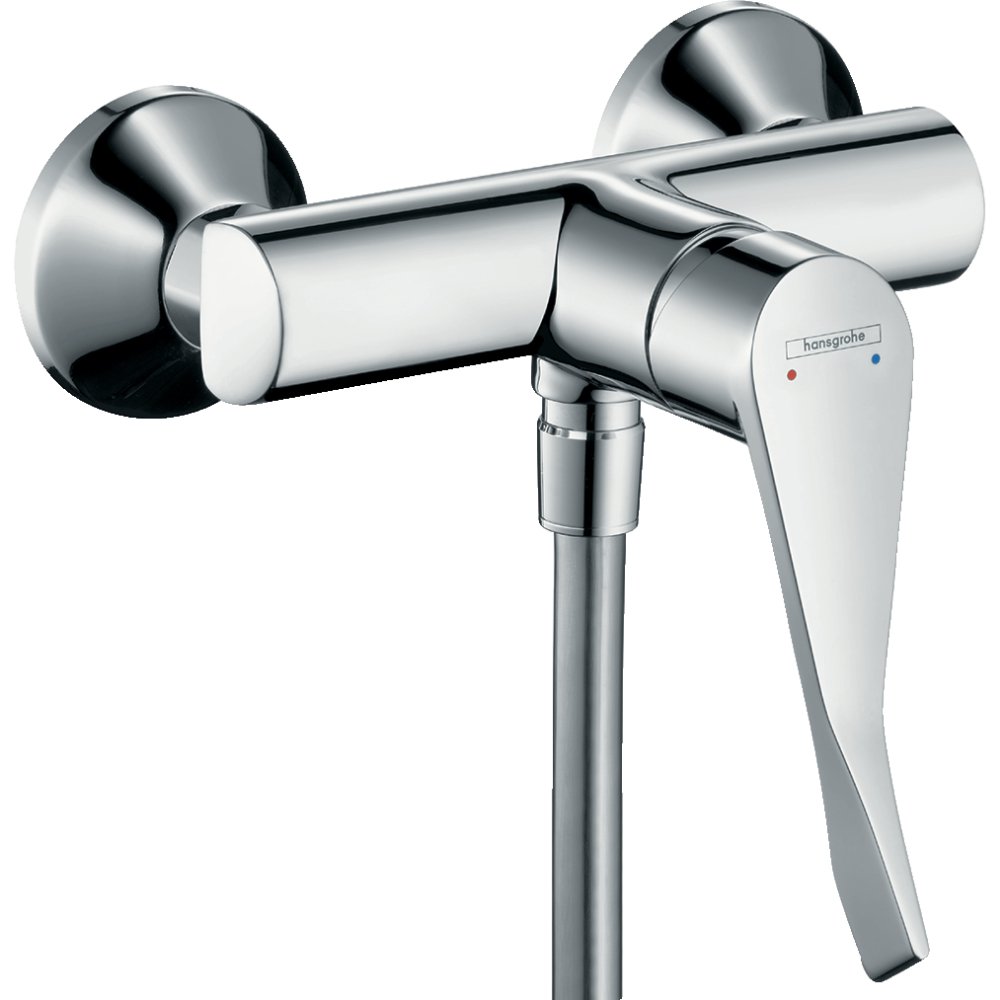 Hansgrohe Focus Single Lever Bath Shower Mixer Tap For Exposed Installation With Extra Long Handle - 31916000