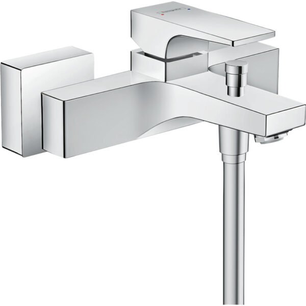 Hansgrohe Metropol Single Lever Bath Shower Mixer Tap For Exposed Installation - Select Colour