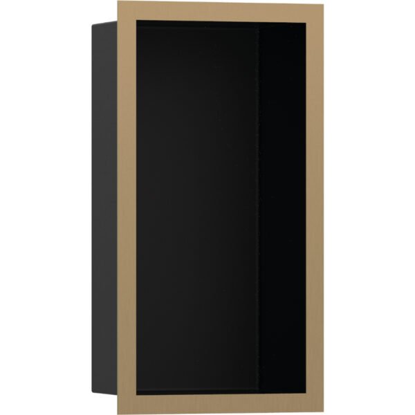 Hansgrohe Xtrastoris Individual Wall Niche Matt Black With Design Frame 150mm x 100mm - Select Colour