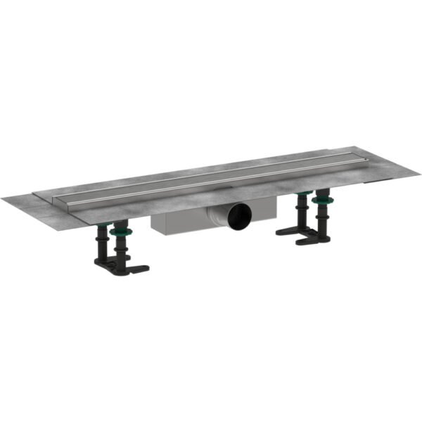 Hansgrohe Raindrain Compact 600 Shower Drain Complete Set For Standard Flat Installation - 56174800
