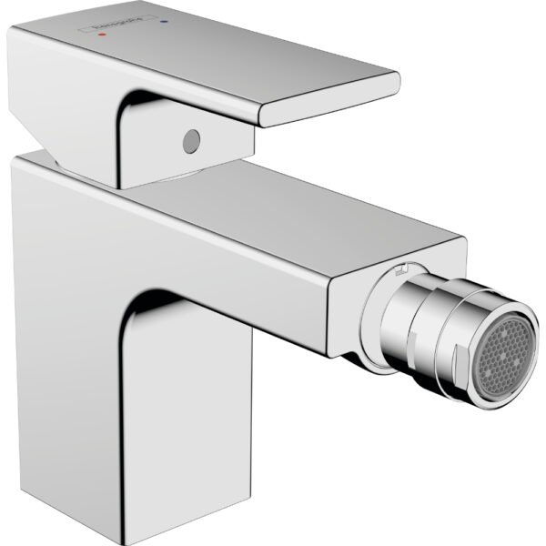 Hansgrohe Vernis Shape Single Lever Bidet Mixer Tap With Pop Up Waste - Select Colour