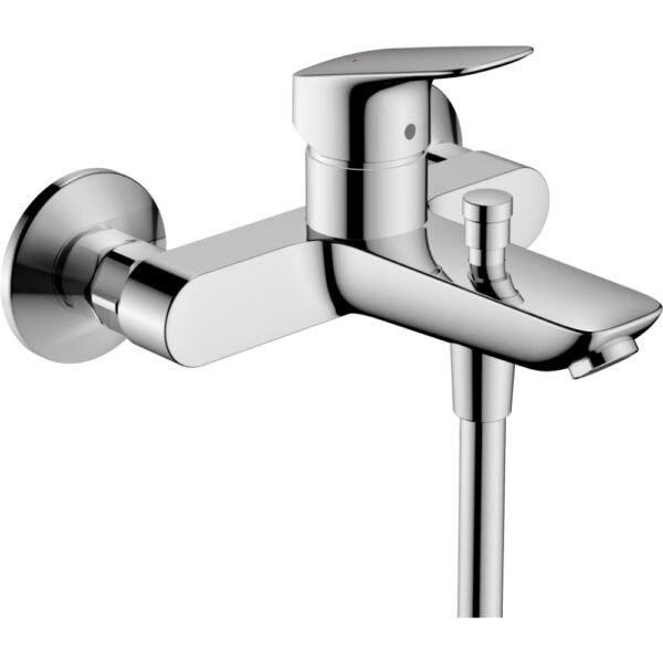 Hansgrohe Logis Single Lever Bath Shower Mixer Tap With 2 Flow Rates Exposed - Select Colour