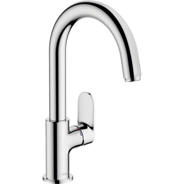 Hansgrohe Vernis Blend Single Lever Basin Mixer Tap With Swivel Spout And Pop-Up Waste - 71554000