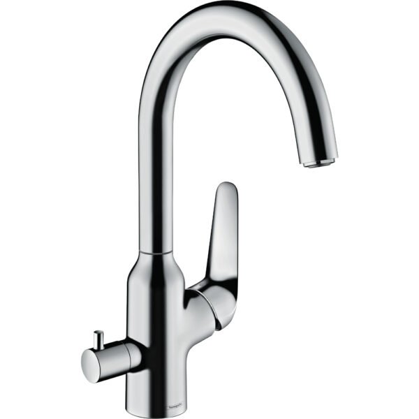 Hansgrohe Focus M4Two 220 Single Spray Mode Kitchen Mixer Tap With Shut-Off Valve - 71803000