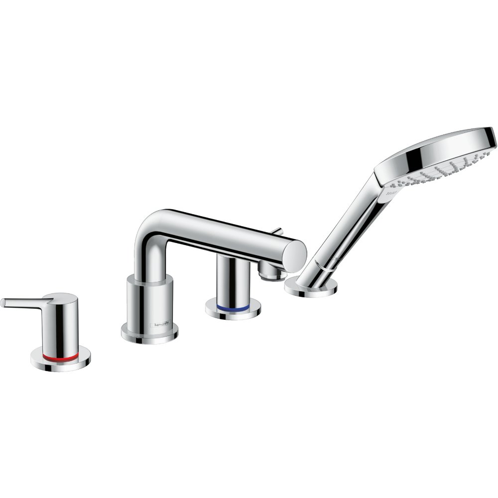 Hansgrohe Talis S 4-Hole Rim-Mounted Bath Shower Mixer Tap - 72419000