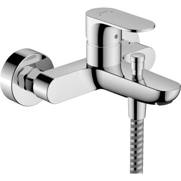Hansgrohe Rebris S Single Lever Exposed Bath Shower Mixer Tap - Select Colour