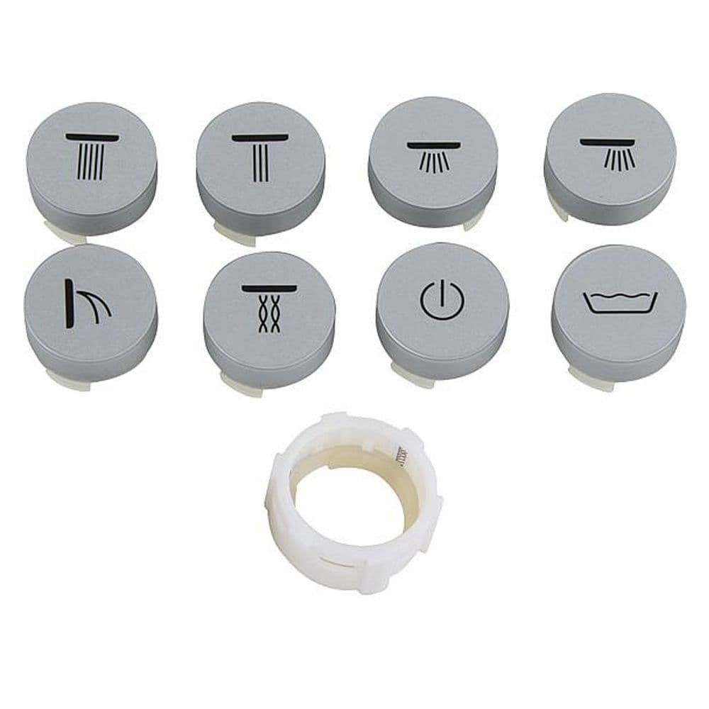 Hansgrohe Shower Select Set Of Symbols - Satin Chrome - 92218000