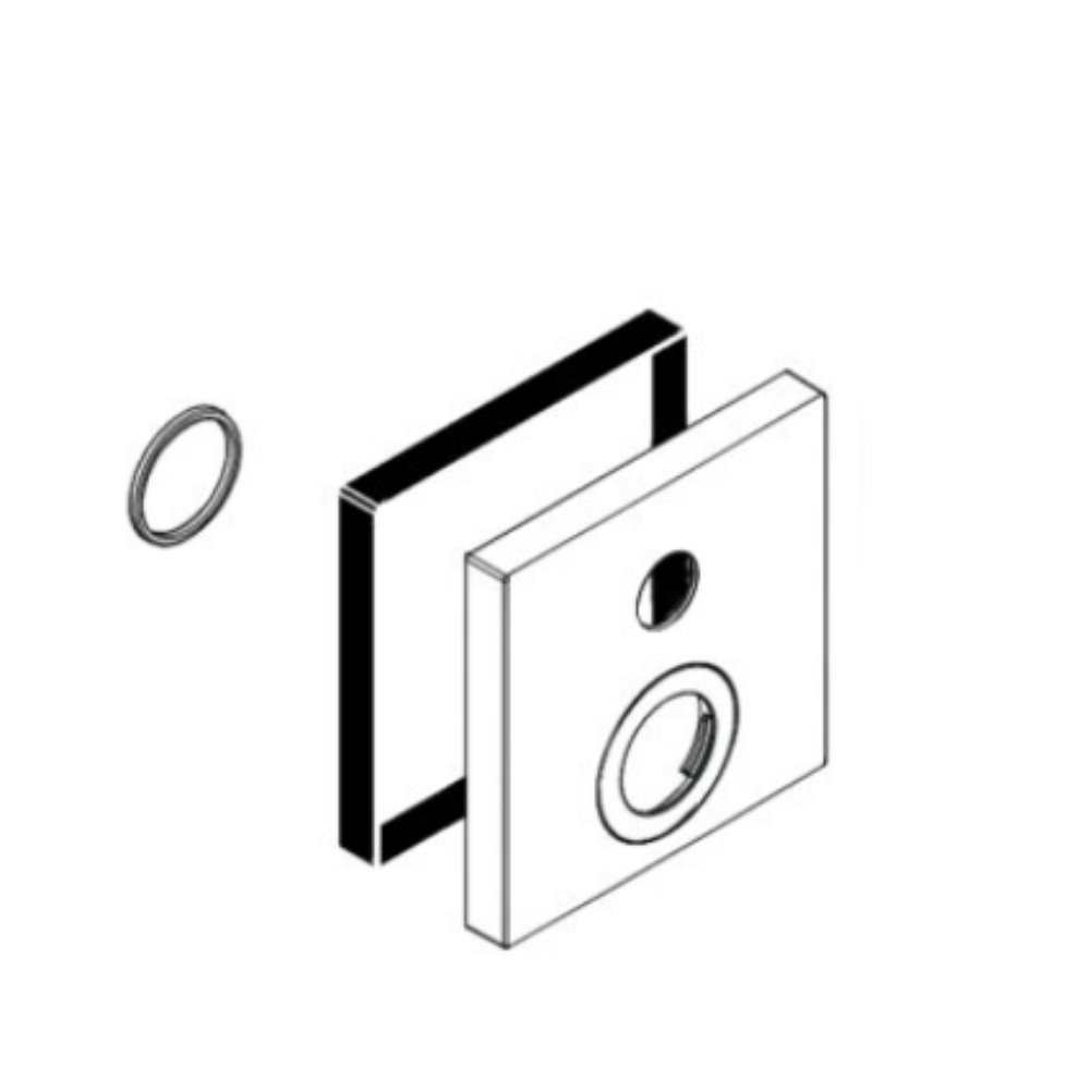 Hansgrohe Escutcheon For Exchanged Connections - Chrome - 92392000