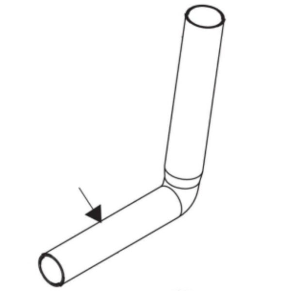 Hansgrohe Tube For Flexa Plus & Excentra-Fill - 98126000 - Image 2
