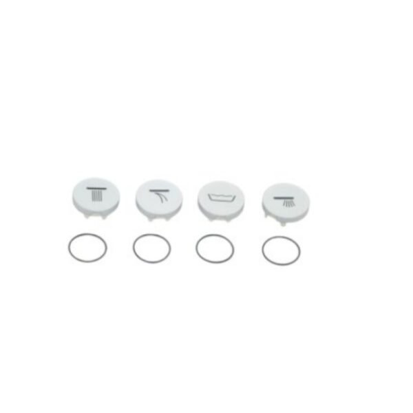 Hansgrohe Set Of Symbol Buttons - Chrome - 98367000