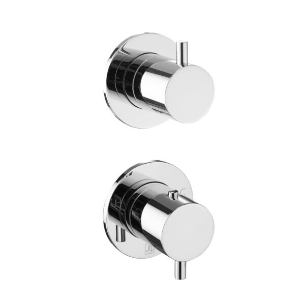 Just Taps Plus Florence Modular 2 Outlet Thermostatic Concealed Shower Valve - Chrome
