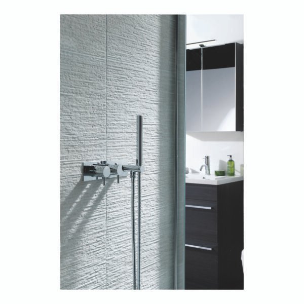 Just Taps Plus Florence 2 Outlet Thermostatic Concealed Shower Valve With Handset - Chrome - Image 4