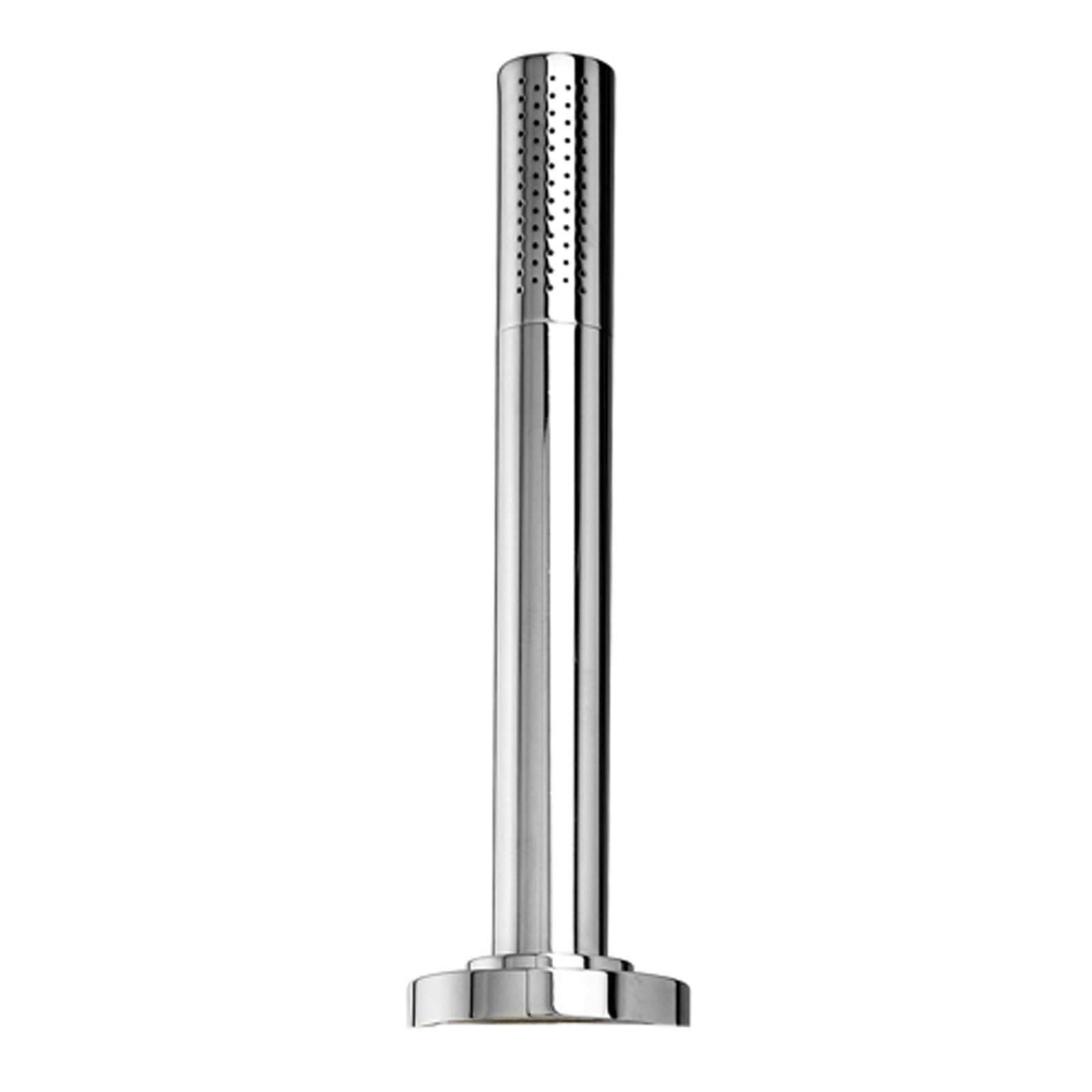 Just Taps Plus Round Extractable Overflow Waste Drainer Single Function Shower Handset - Chrome