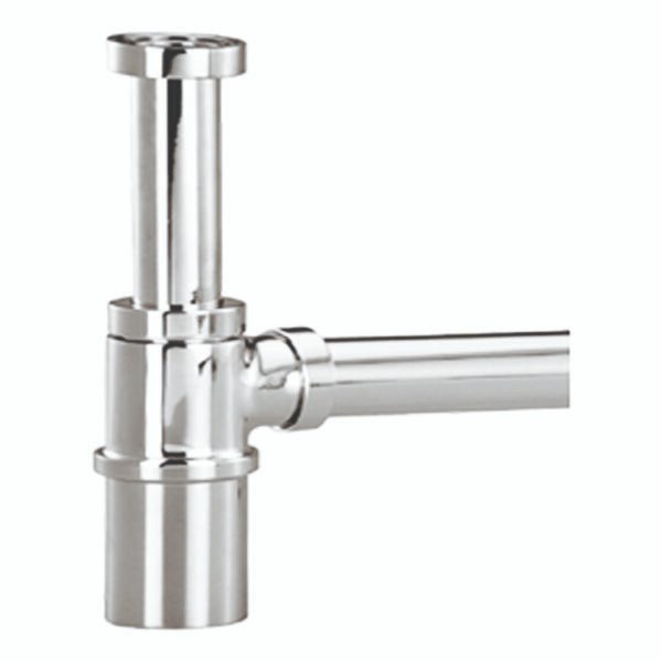 Just Taps Plus Bottle Trap - 300mm Deep - Chrome