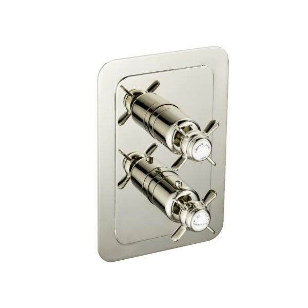 Just Taps Plus Grosvenor 2 Outlet Pinch Thermostatic Concealed Shower Valve