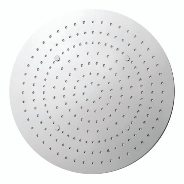 Just Taps Plus Aquamist Round Ceiling Mounted Fixed Shower Head - 380mm Diameter - Chrome