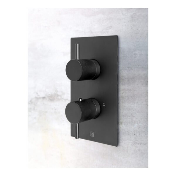 Just Taps Plus Vos 2 Outlet Thermostatic Concealed Shower Valve With Designer Handle - Image 3