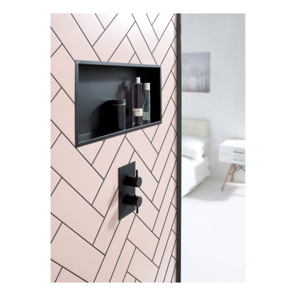 Just Taps Plus Vos 2 Outlet Thermostatic Concealed Shower Valve With Designer Handle - Image 4