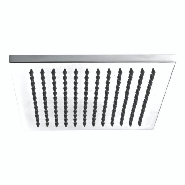 Just Taps Plus Esprite Fixed Shower Head - 200mm X 200mm - Chrome