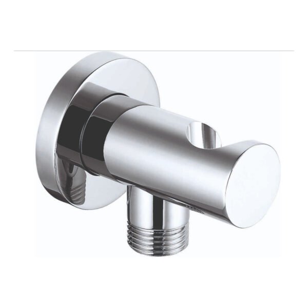 Just Taps Plus Minimalist Shower Outlet Elbow Wall Support - Chrome