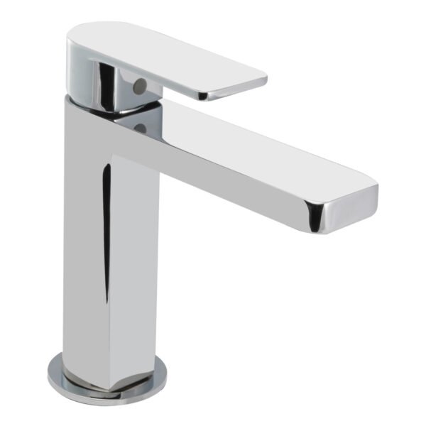 Just Taps Plus Form Single Lever Basin Mixer Tap - Chrome