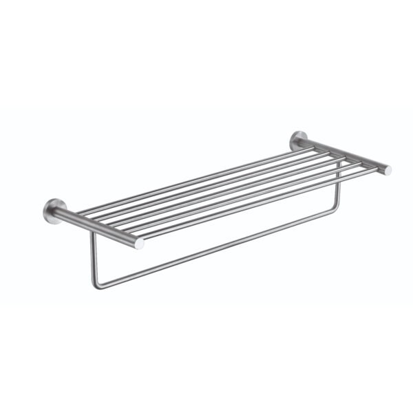 Just Taps Plus Inox Towel Rail With Bar - Stainless Steel