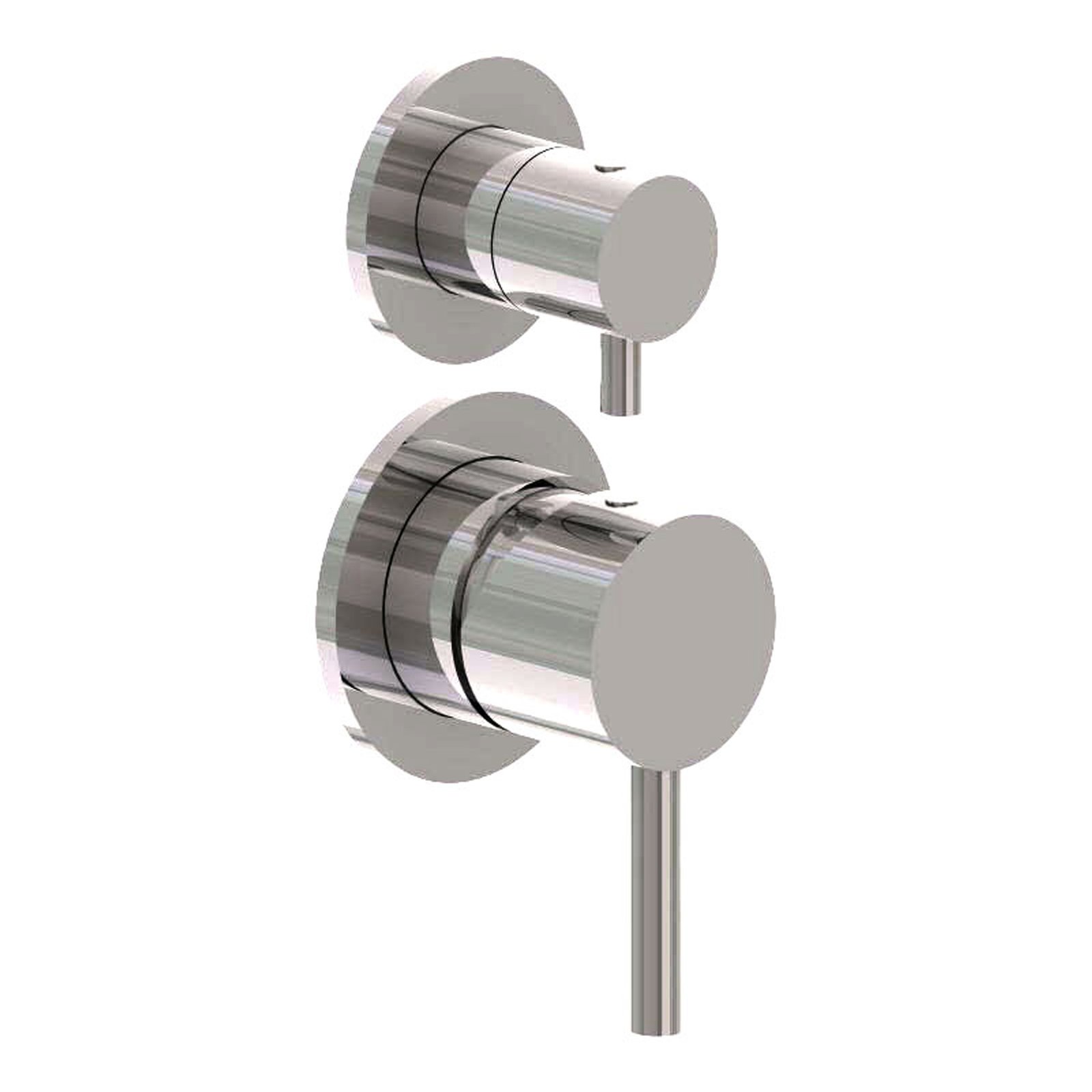 Just Taps Plus Inox Single Lever Concealed Diverter Valve - Stainless Steel