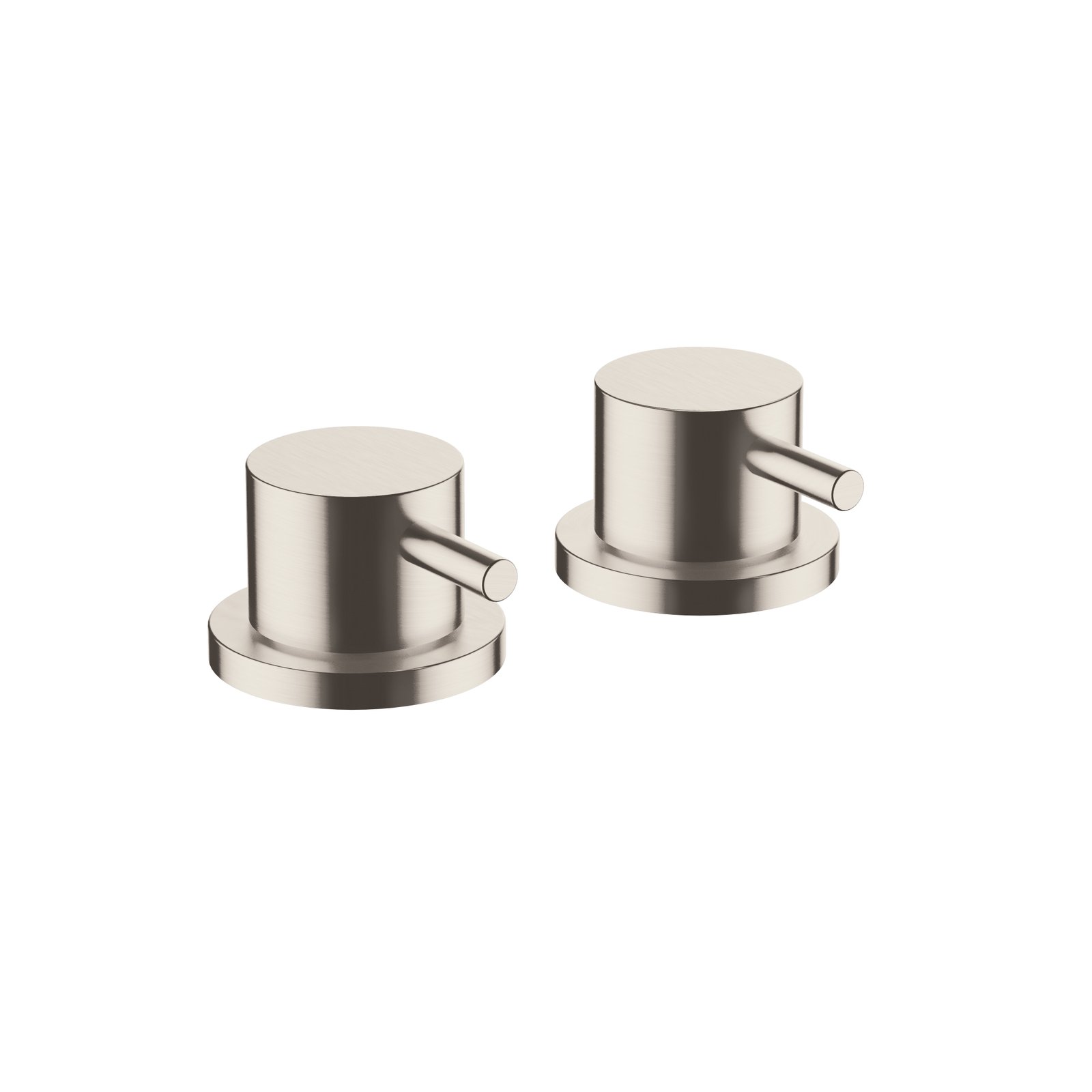 Just Taps Plus Inox Deck Mounted Panel Valves - Stainless Steel