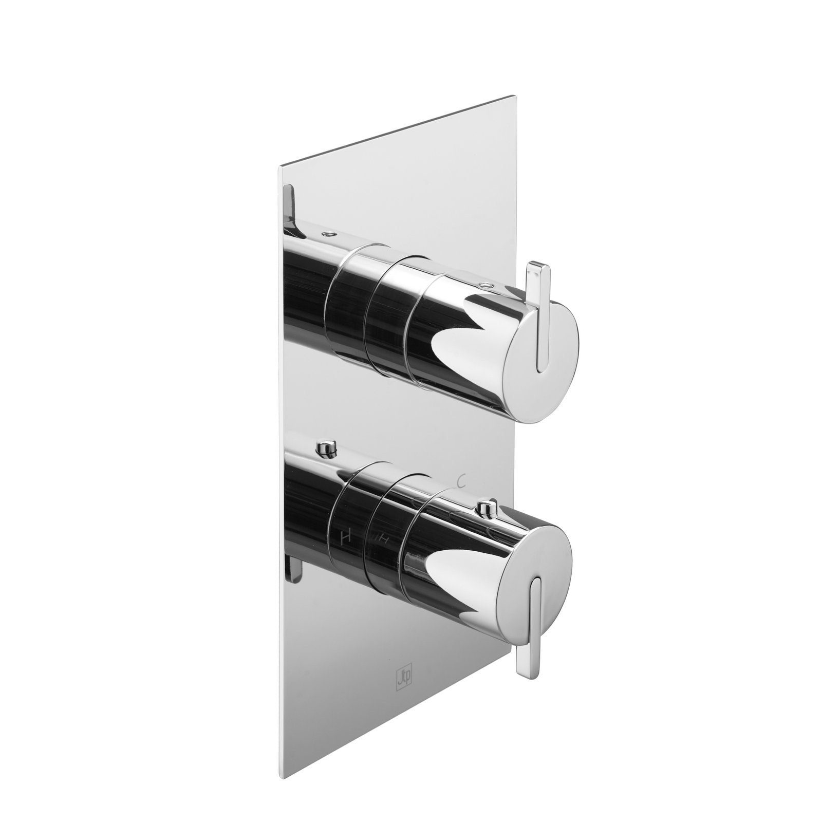 Just Taps Plus Kio 2 Outlet Thermostatic Concealed Shower Valve - Chrome