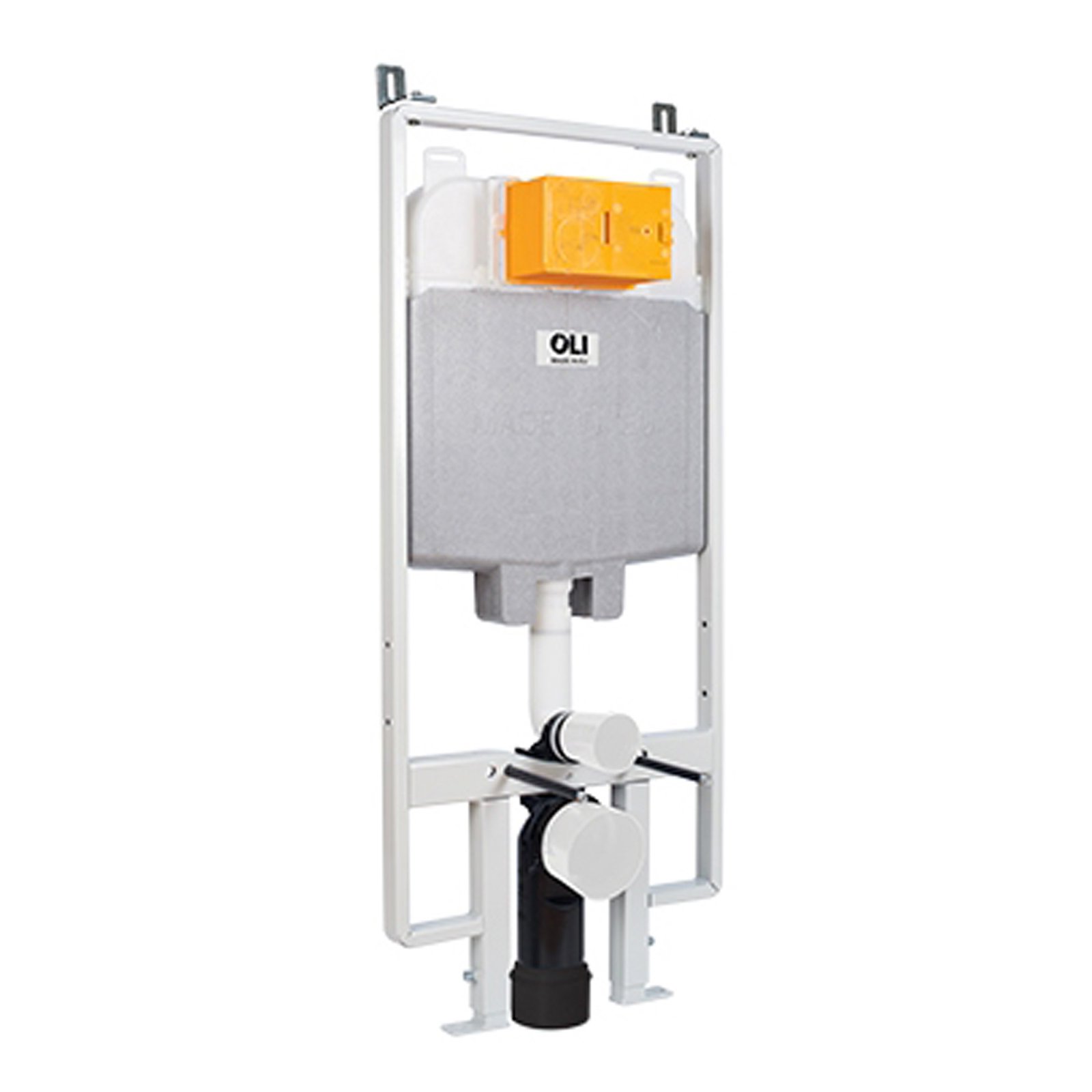 Just Taps Plus Slim Wall Mounted Wc Frame And Dual Flush Cistern - 1200mm X 500mm
