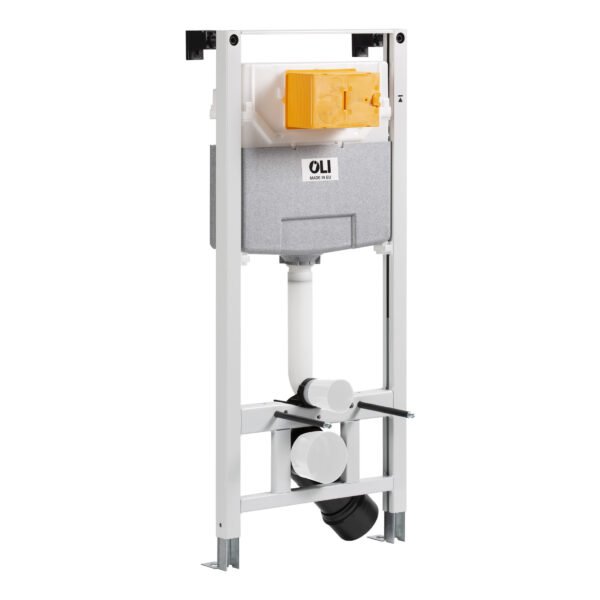Just Taps Plus Pre-Wall Freestanding Wc Frame With Brackets And Bend - 1150mm X 500mm