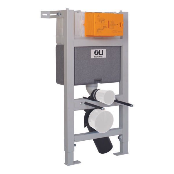 Just Taps Plus Pre-Wall Freestanding Wc Frame With Brackets And Bend - 820mm X 400mm