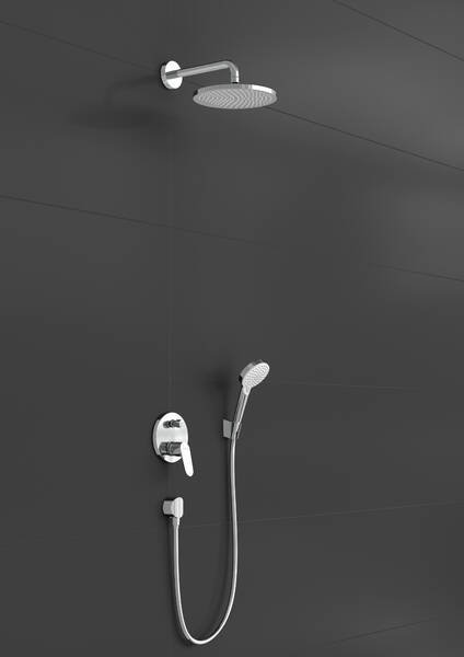 Hansgrohe Crometta S 240 1 Jet Shower System With Single Lever Mixer - 27958000