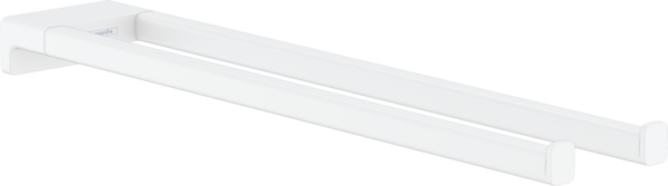 Hansgrohe Addstoris Twin Handle Towel Holder 445mm Long - Select Colour - Image 6