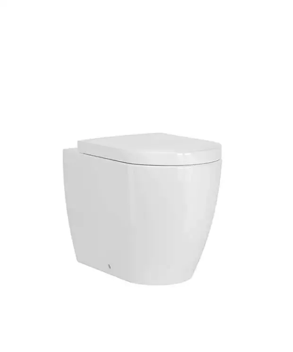 Tissino Davoli Back To Wall Toilet With Wrapover Soft Closeover Soft Close Seat - Hinge Cover Caps