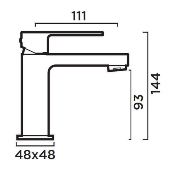 Tissino Elvo Mono Basin Mixer Tap - Image 2