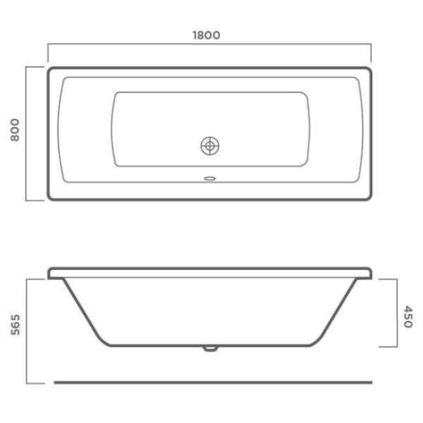 Tissino Lorenzo Double Ended Bath - Image 4