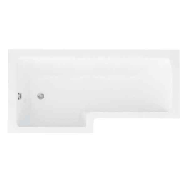 Tissino Lorenzo Premium L-Shaped Single Ended Bath - 1700mm X 700mm/850mm
