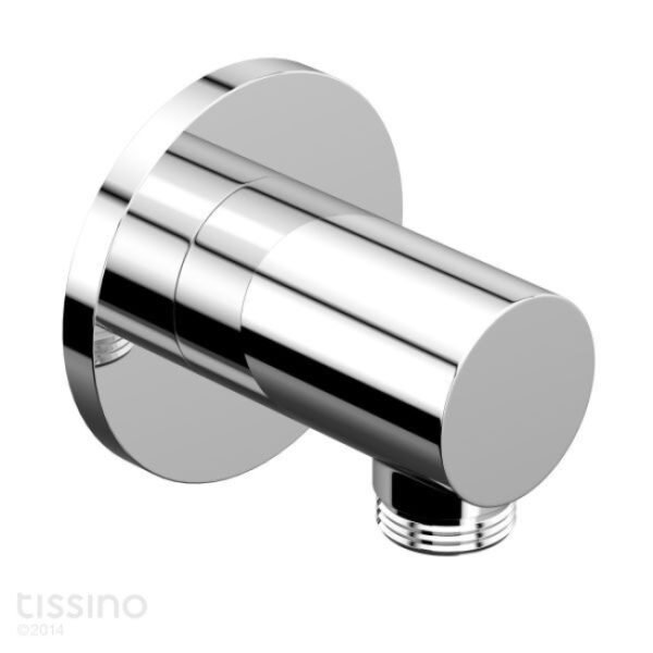 Tissino Mario Round Outlet Elbow - Chrome