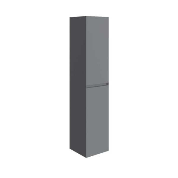 Tissino Mozzano 2-Door Wall Hung Tall Storage Unit - 350mm Wide