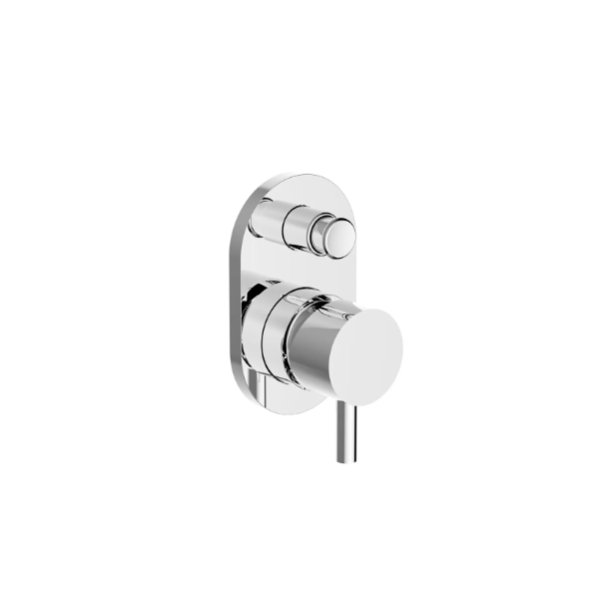 Tissino Parina Wall Mounted Bath Filler Mixer - Chrome