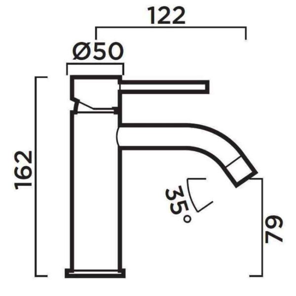 Tissino Parina Mono Basin Mixer Tap - Image 2