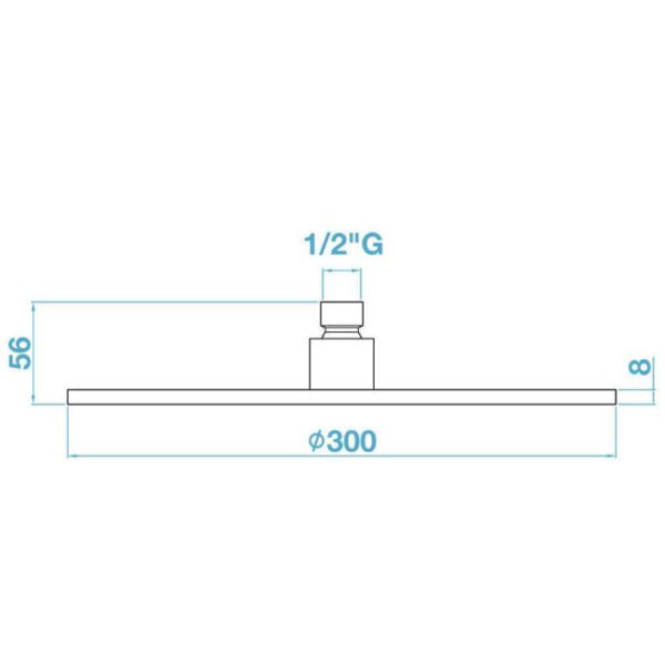Tissino Parina Round Fixed Shower Head - Image 2